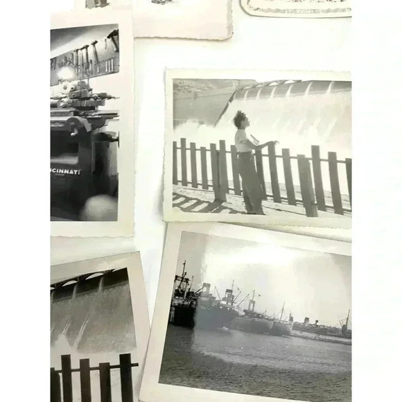 VTG 27 B&W Photographs Travel Animals Wildlife Grave Cars Farming 40's Ephemera - Picture 14 of 16